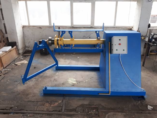 Разматыватель рулонного металла консольный до 7 тонн Разматыватель рулонного металла консольный до 7 тонн